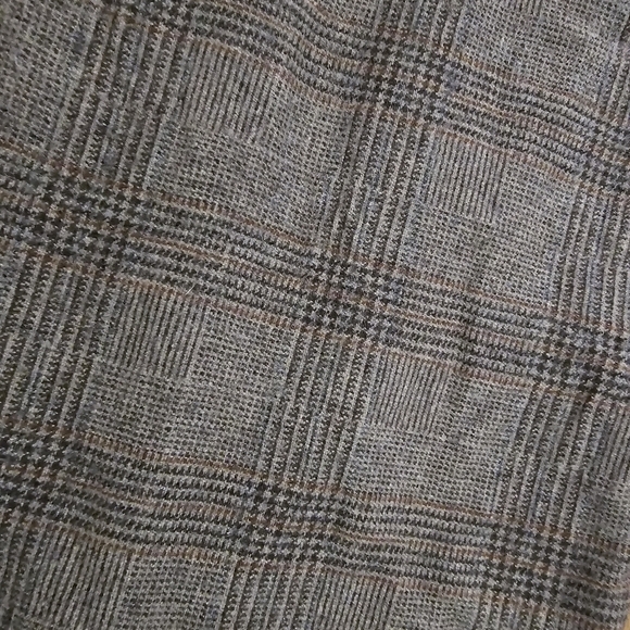 ARITZIA WILFRED WOOL  & CASHMERE BLEND HOUNDSTOOTH PLAID PANTS - 2 - Picture 5 of 11